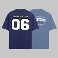 Friends Club T- Shirt Bundel - Navy & Washed Grey - Chapter 06